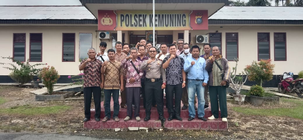 Polsek Kemuning Polres Inhil Ajak Pemgurus Rumah Ibadah Menjaga Kondisi Jelang Natal dan Tahun Baru