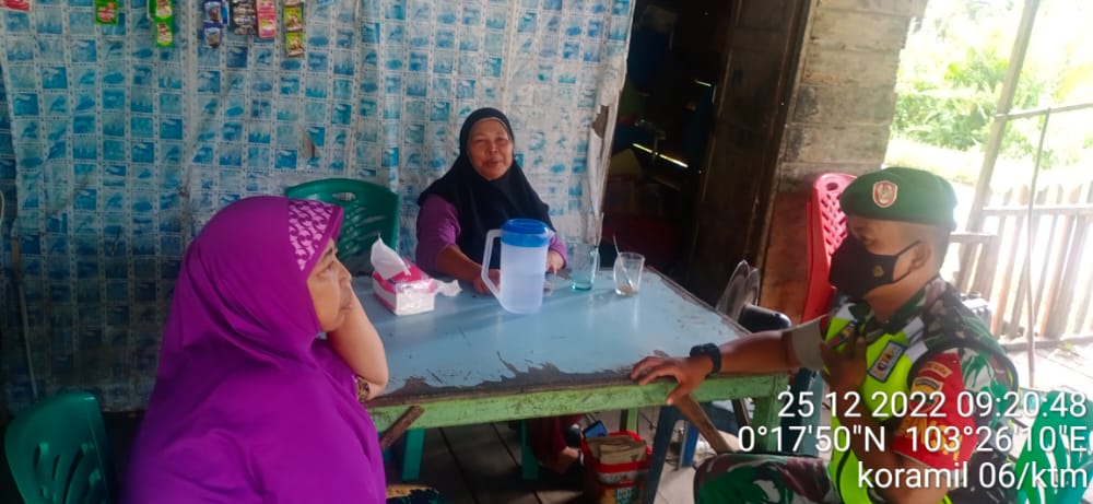 Praka Piki Eka Putra Laksanakan Gakplin Prokes di Desa Hibrida Jaya 