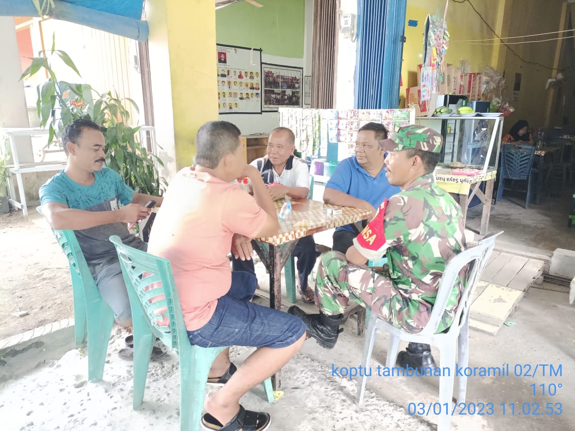 Untuk Membentuk Silaturahmi yang Baik, Koptu RH Tambunan Laksanakan Giat Komsos dengan Warga Binaan 