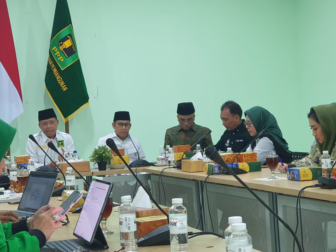 Hadiri Rapat Koordinasi, H Ikbal Sayuti Paparkan Program-program Kemenangan PPP di Hadapan Ketum 