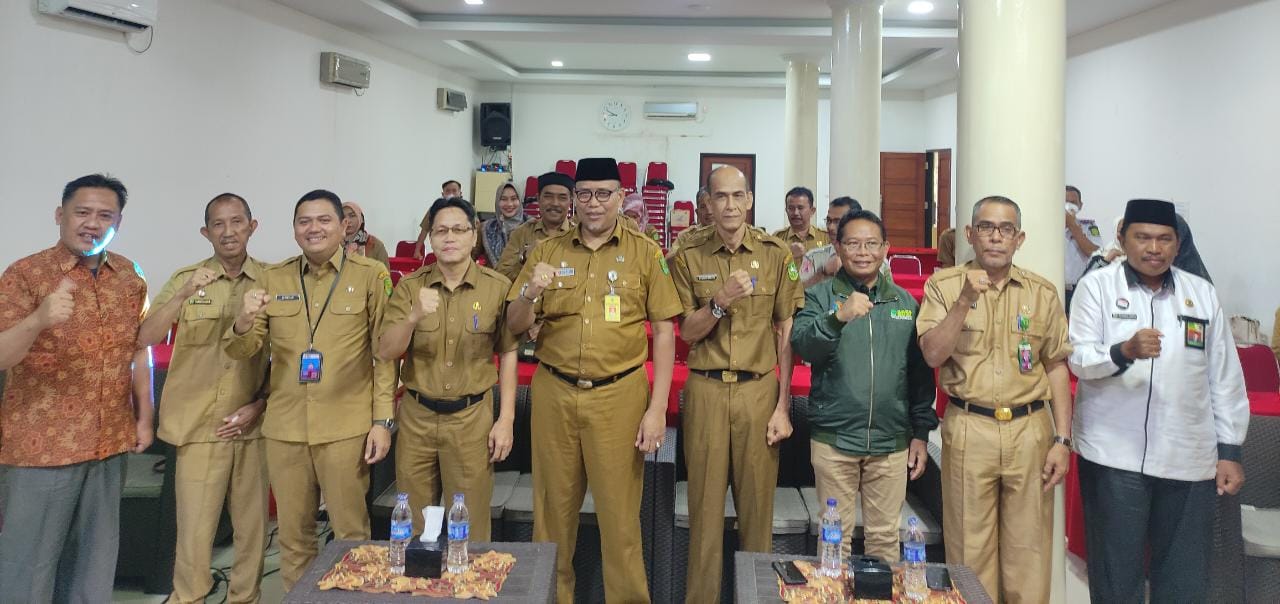Bupati HM Wardan Diwakili Asisten I Membuka Sosialisasi dan Advokasi Kabupaten/kota Sehat 