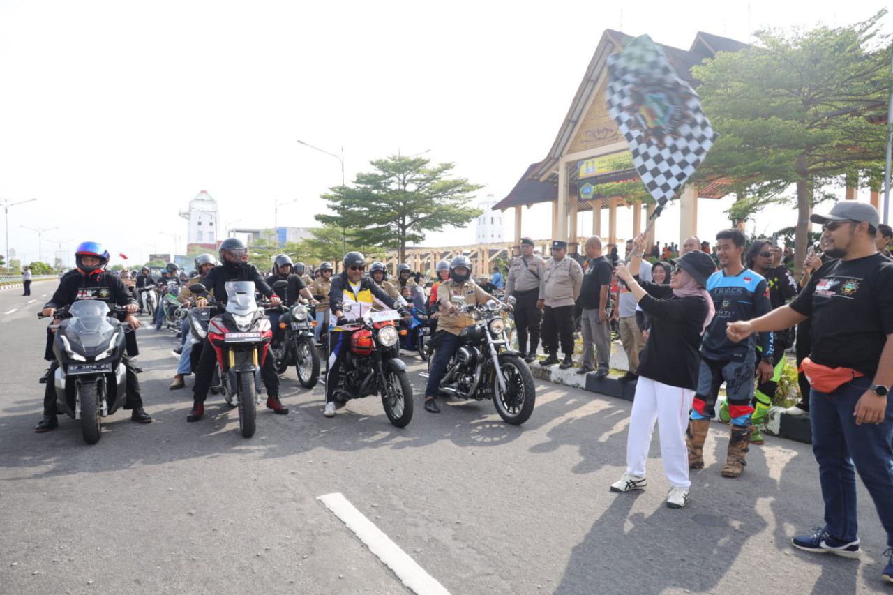 Aunur Rafiq Ikut Keliling Karimun Dalam Agenda JAK, Ajak Anak Motor Berperan Aktif Bangun Daerah