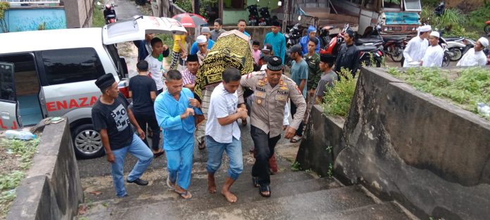 KN sambang duka kapolsek moro
