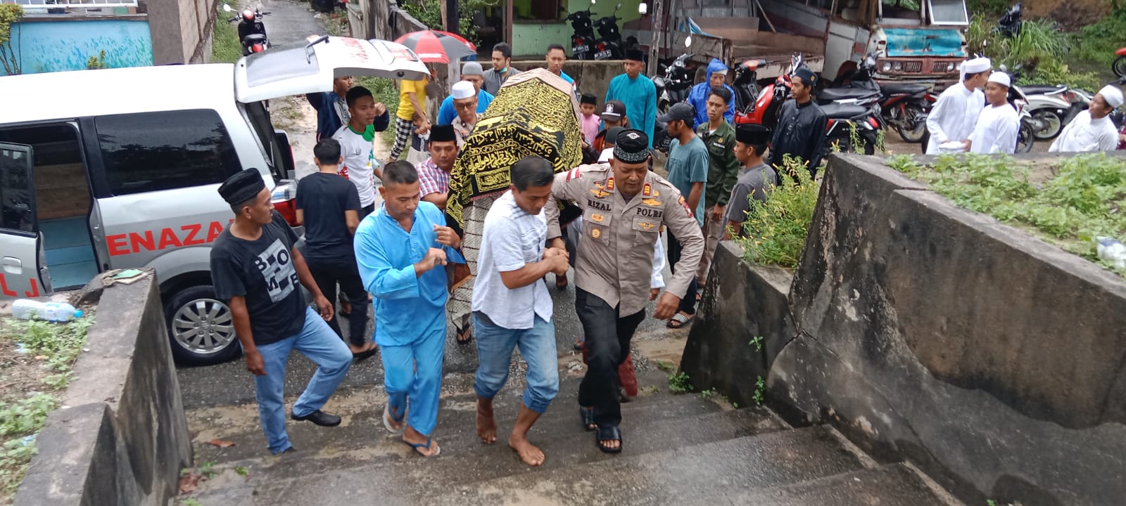 Kapolsek Moro Gelar Sambang Duka dan Silaturahmi Dengan Warga