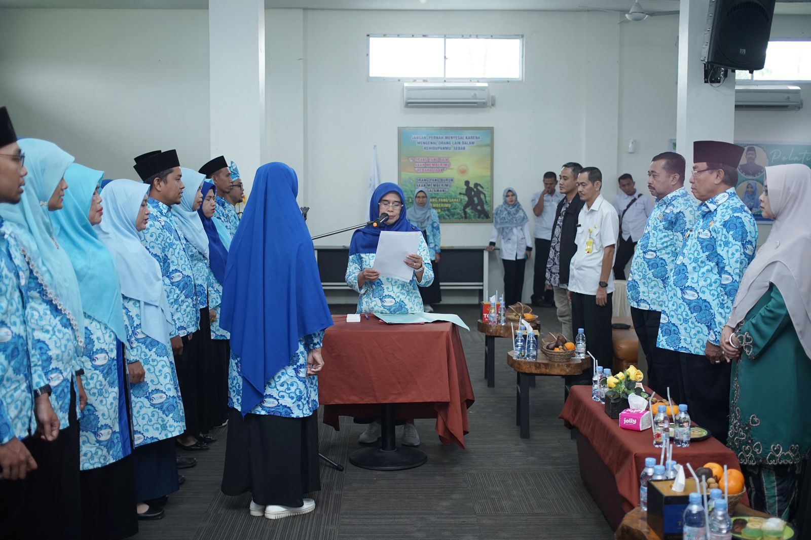 Bupati HM Wardan Didampingi Bunda Paud Hadiri Pelantikan Pengurus IGI kabupaten Inhil 