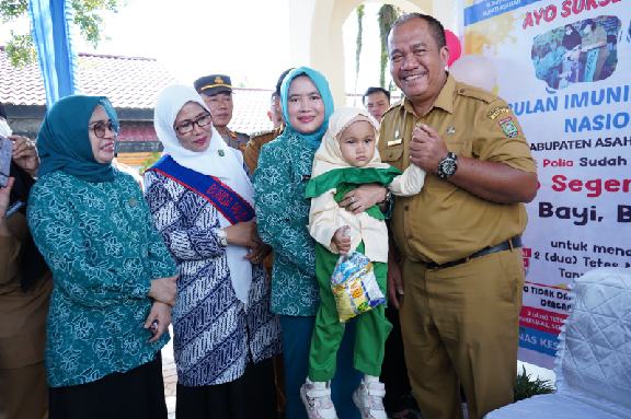 Pemerintah Kabupaten Asahan Harap Vaksinasi Polio di Kabupaten Asahan Capai 95%