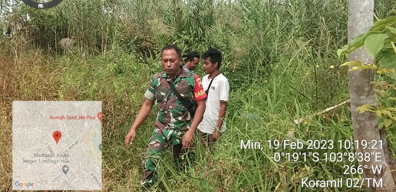 Cegah Karhutla di Wilayah Binaan, Babinsa Serda Ah Kumbara Laksanakan Patroli dan Sosialisasi Karhutla 