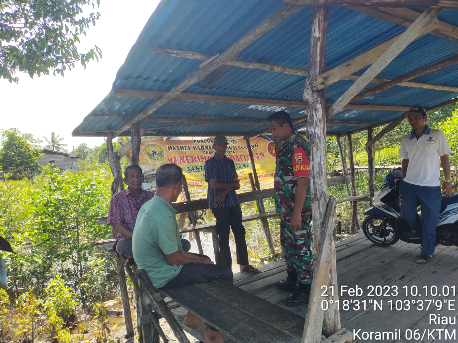 Koptu Al Alim Laksanakan Giat Komsos Bersama Warga di Desa Binaan 