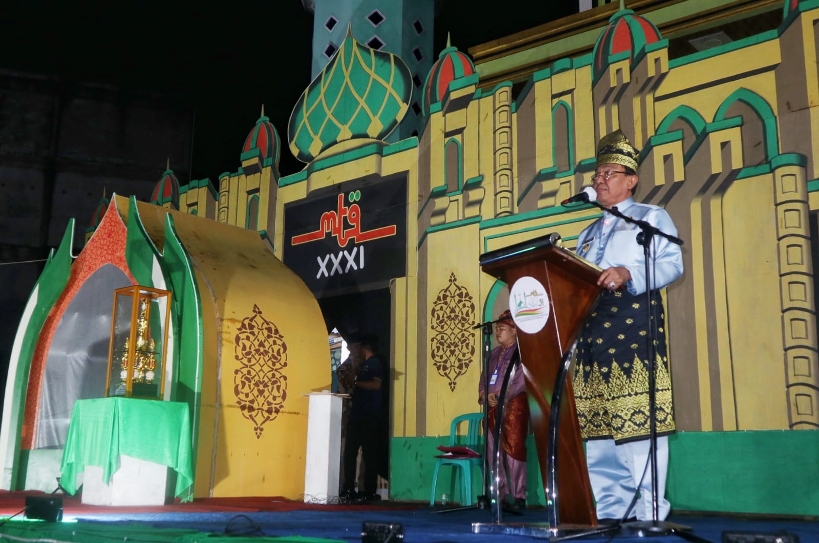 Buka MTQ ke- 31 Tingkat Kecamatan Keritang, HM Wardan : Ciptakan Generasi Qur’ani 