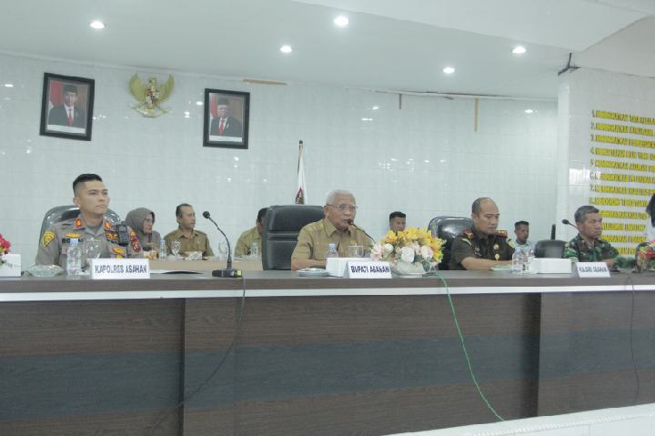 Bupati Asahan Pimpin Rapat Koordinasi Pemilu