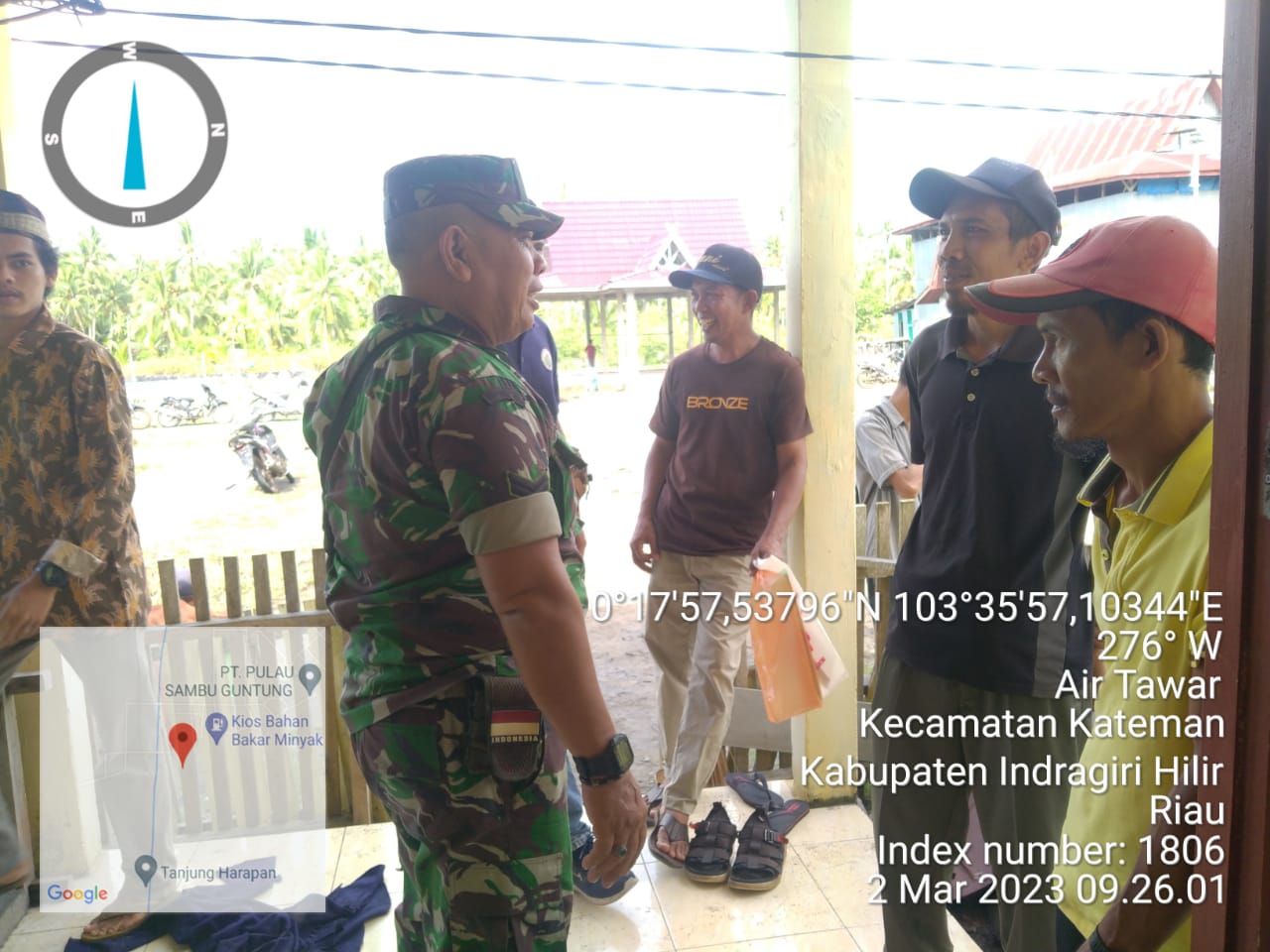 Jalin Keakraban, Babinsa Sertu Jonni Pasaribu Laksanakan Komsos dengan Warga Binaan 