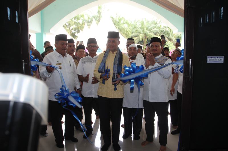 Wakil Bupati Asahan Dampingi Wagubsu Resmikan Masjid Musyahadah Kecamatan Rahuning