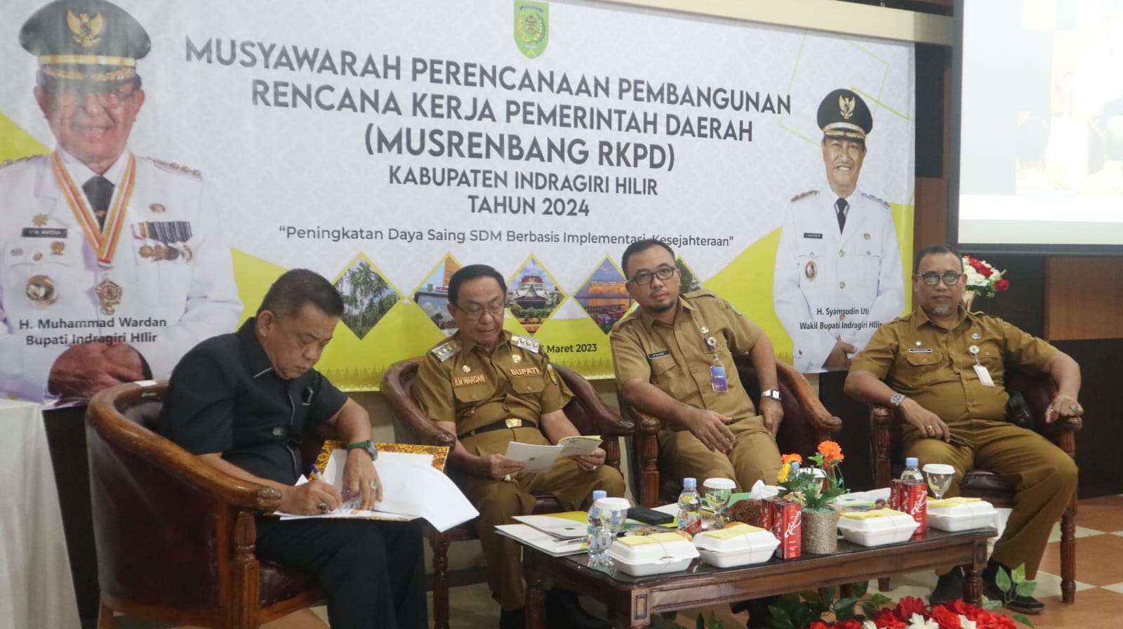 Bupati Inhil H.M.Wardan Buka Musrenbang Rancangan RKPD Tahun 2024