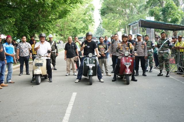 Wakil Bupati Asahan Apresiasi Drag Bike Trophy Kodim 0208/AS