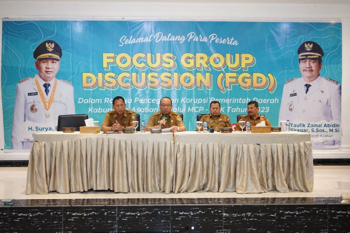 Bupati Asahan Buka Focus Group Discussion (FGD)