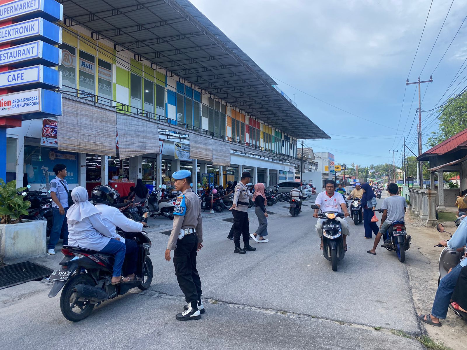 Kapolres Karimun Kerahkan 159 Personel Amankan Bazar Ramadhan di 12 Titik Selama Puasa