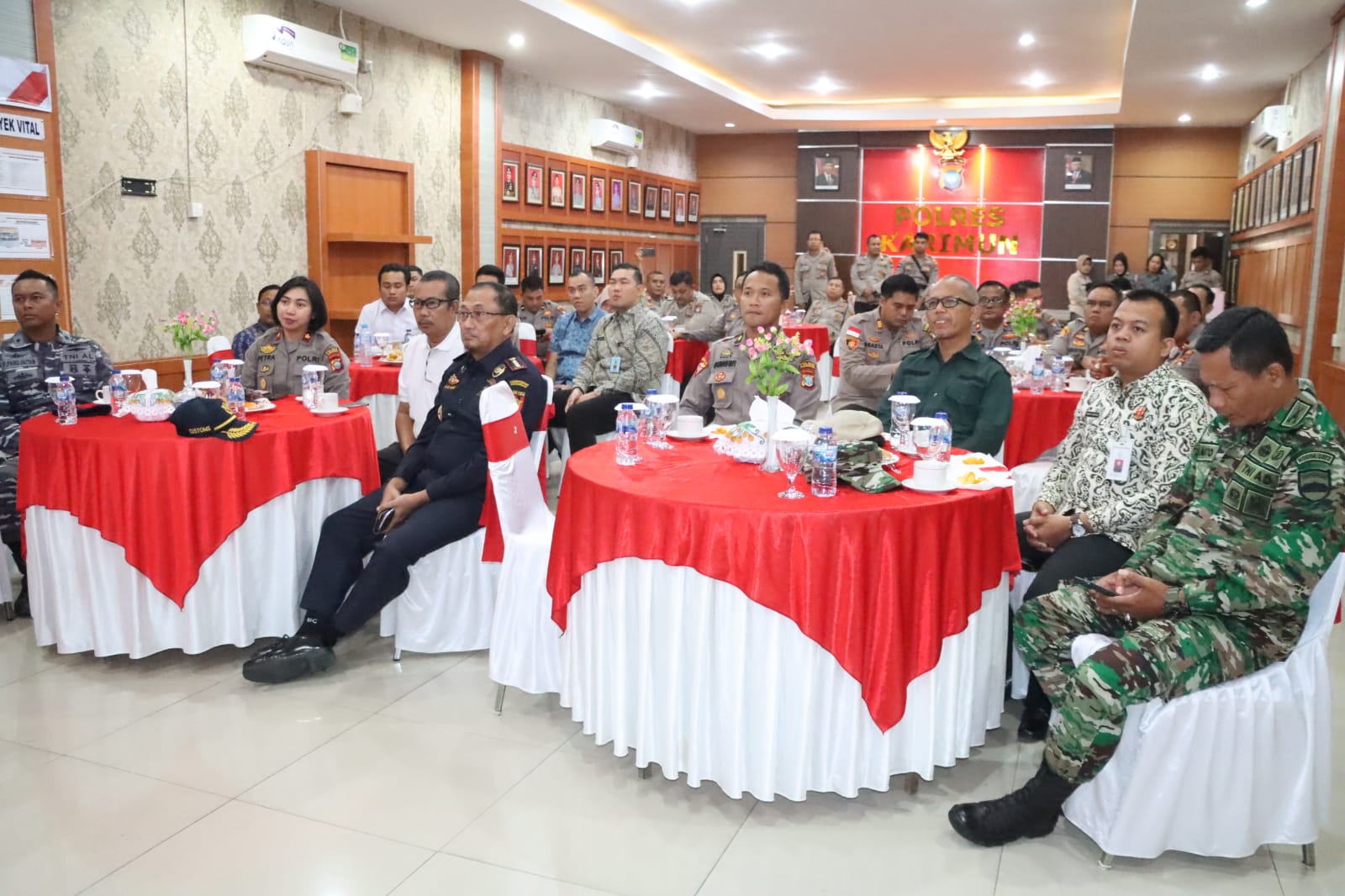 Polres Karimun Gelar Syukuran HUT Polda Kepri ke 18, Dipimpin Kapolda Secara Daring