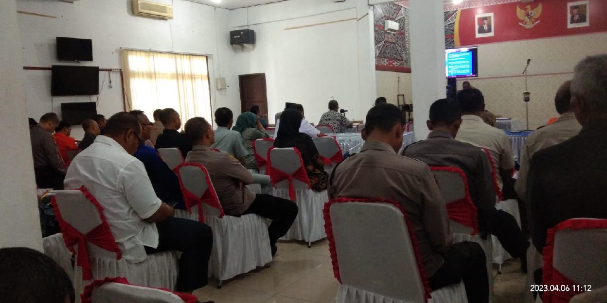 Jalin Sinergitas, Pengkab Senkom Hadiri Rapat Koordinasi Lintas Sektoral (Rakoor Linsek) di Polres Asahan