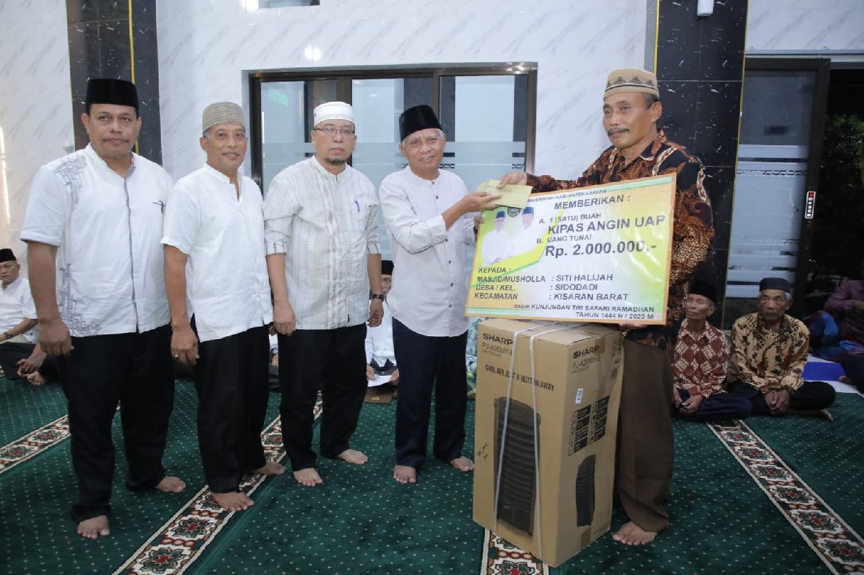 Safari Ramadhan Khusus Pemerintah Kabupaten Asahan Kunjungi 2 Masjid