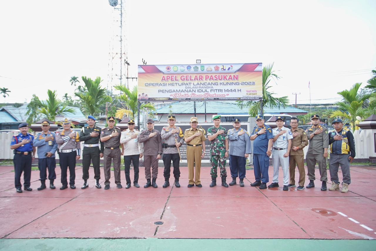 Polres Inhil Gelar Apel Pasukan Operasi Ketupat Lancang Kuning 2023