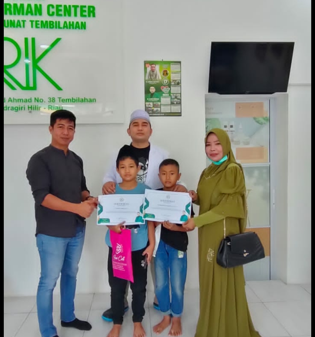 Jelang Hari Raya Idul Fitri, Yayasan Rano Kirman Center Rumah Sunat Tembilahan Gelar Closing Sunatan di Bulan Ramadhan 
