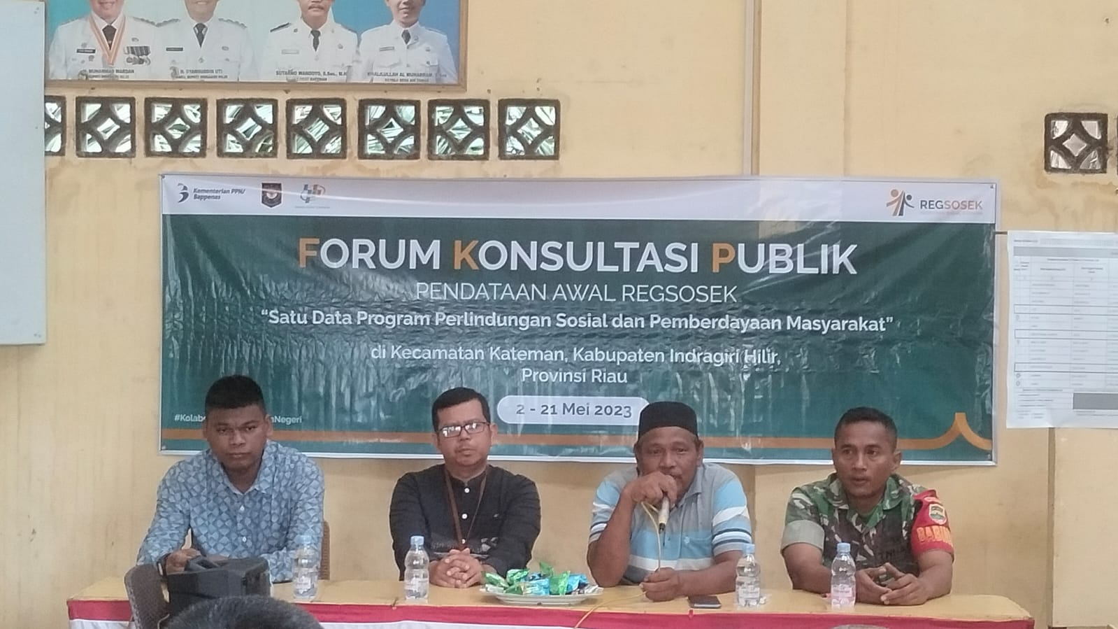 FPK Regsosek di Desa Air Tawar Didampingi Langsung Babinsa Serda Fetter S