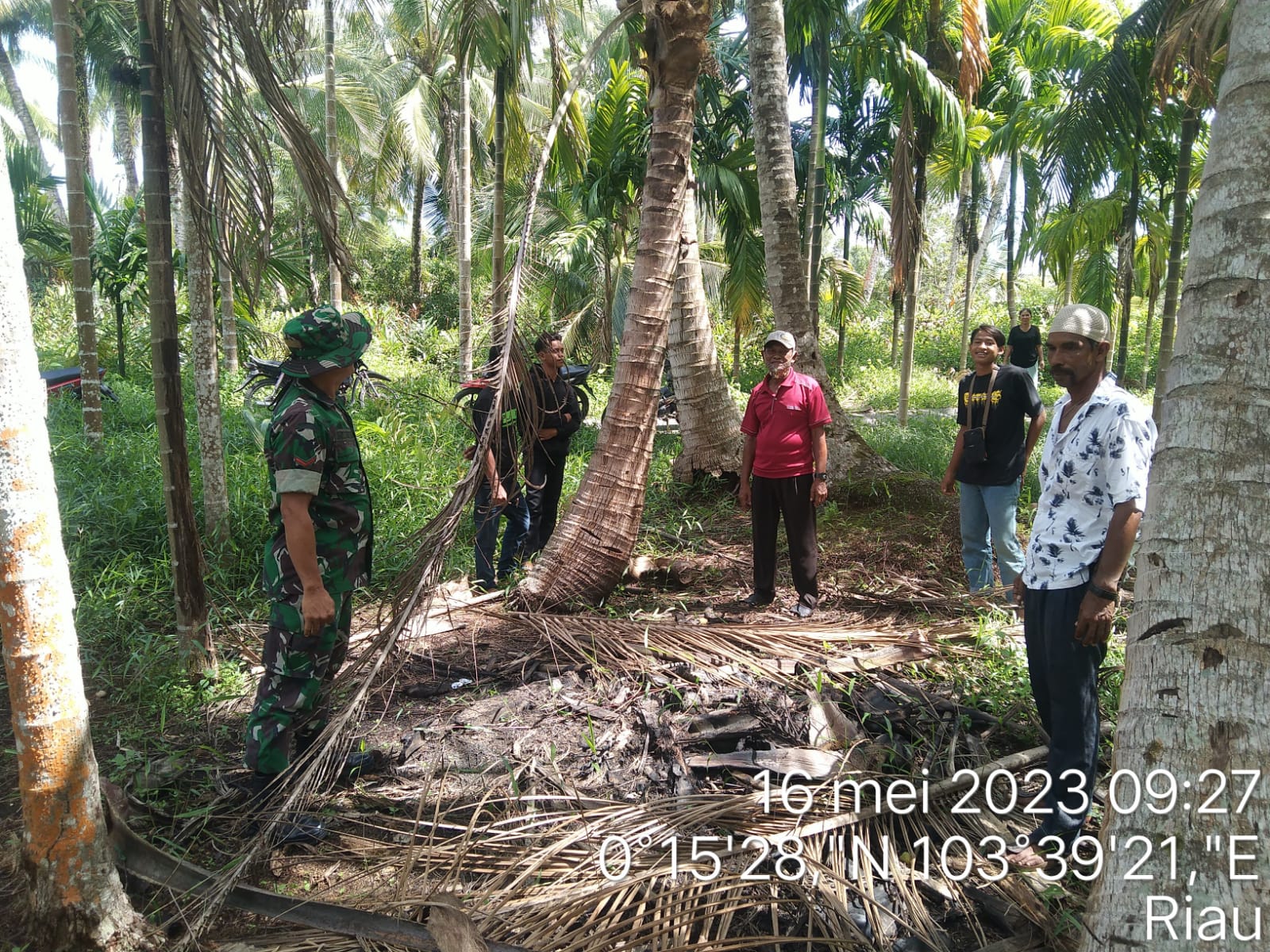 Giat Patroli Terus Digencarkan Babinsa dalam Rangka Antisipasi Terhadap Karhutla 