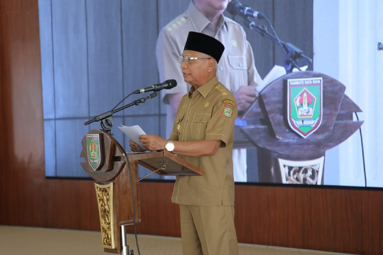 Bupati Asahan Buka Manasik Haji Akbar Pemerintah Kabupaten Asahan Tahun 1444 H/2023 M