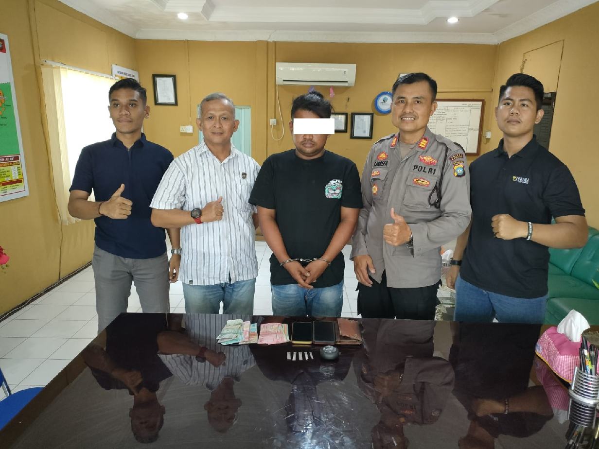 Polsek Kundur Berhasil Ringkus Pengedar Narkoba Di Jalan Dwi Sartika Tanjungbatu