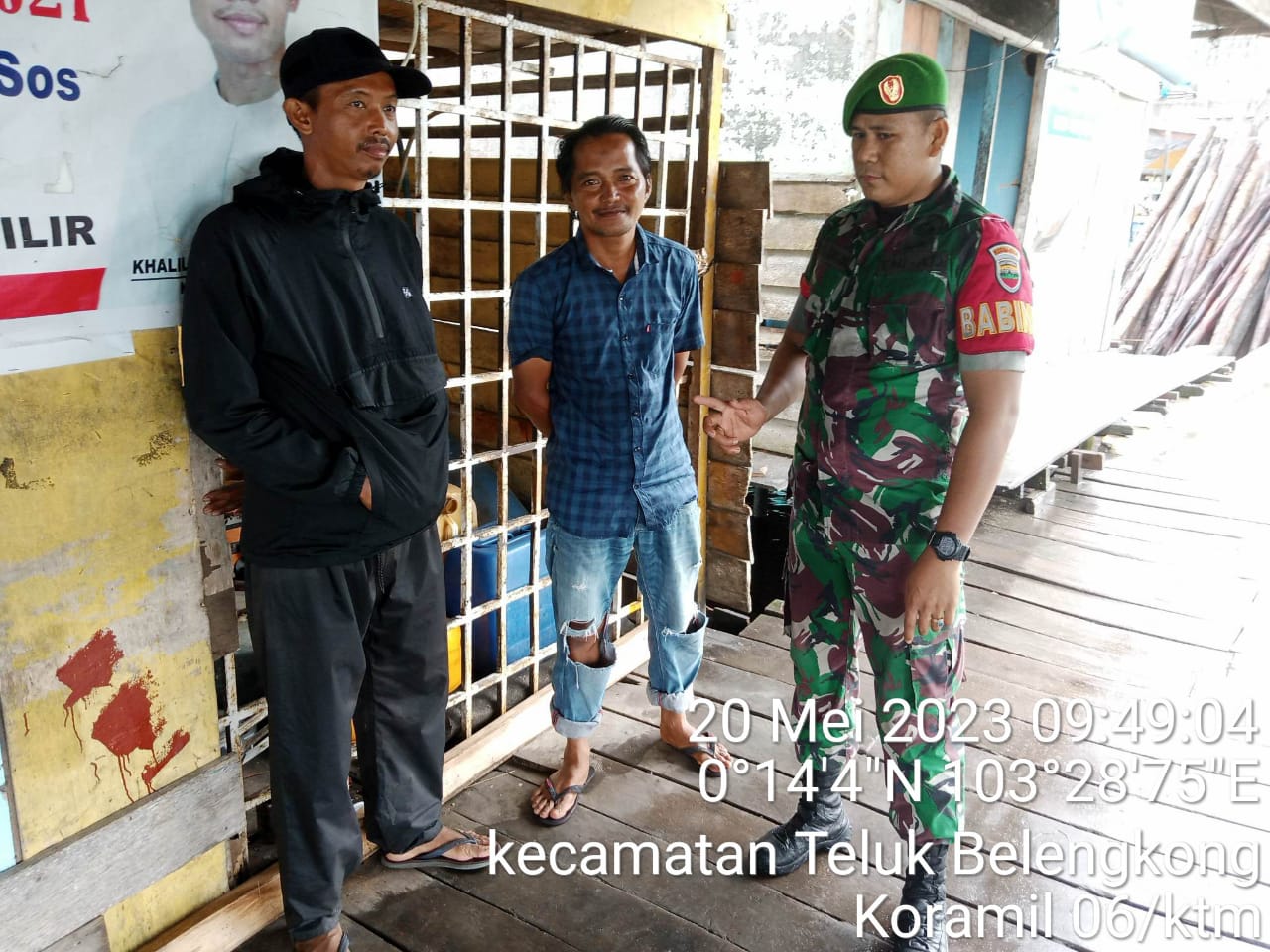 Praka Raja Oloan Sihotang Laksanakan Giat Komsos di Bersama Warga di Desa Tunggal Rahayu Jaya 