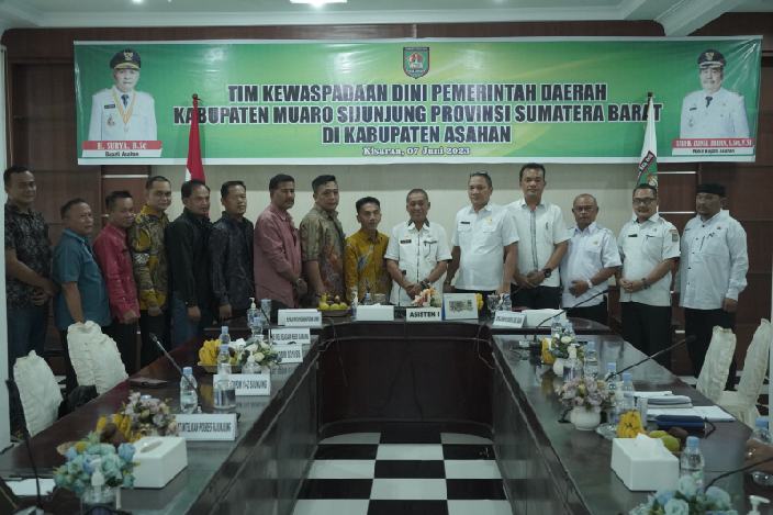 Pemerintah Kabupaten Asahan Terima Tim Wasdin Kabupaten Muaro Sijunjung