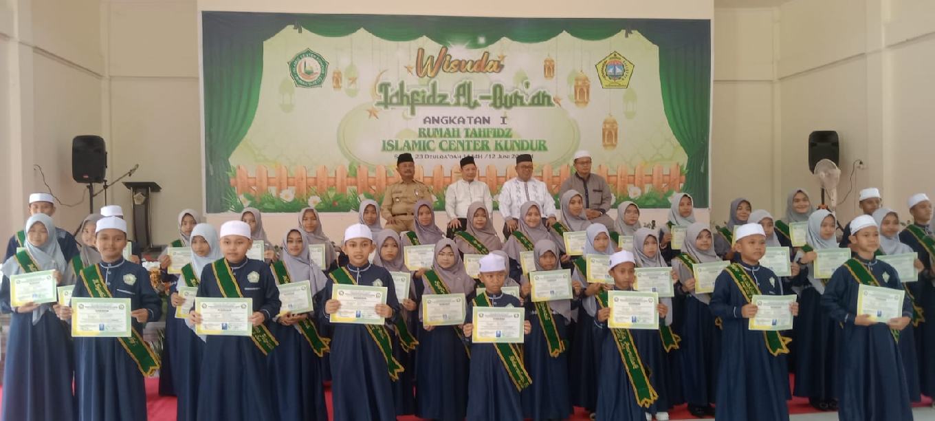 39 Tahfidz Al Qur’an Islamic Center Kundur Diwisuda Sekda Karimun