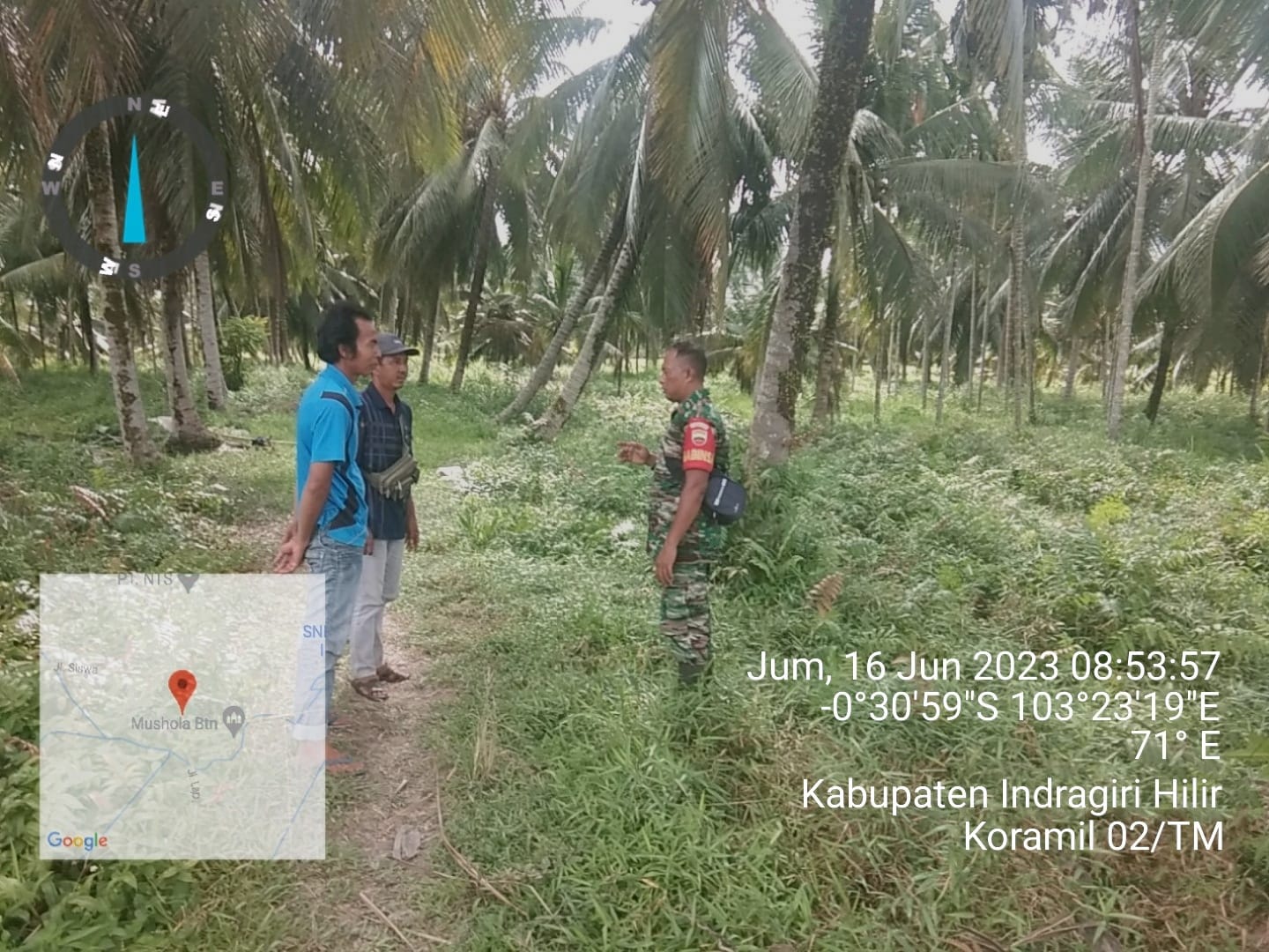 Serda AH Kumbara, Babinsa Koramil 02/TM Terus Meningkatkan Pengawasan Karhutla di Wilayah Binaan 