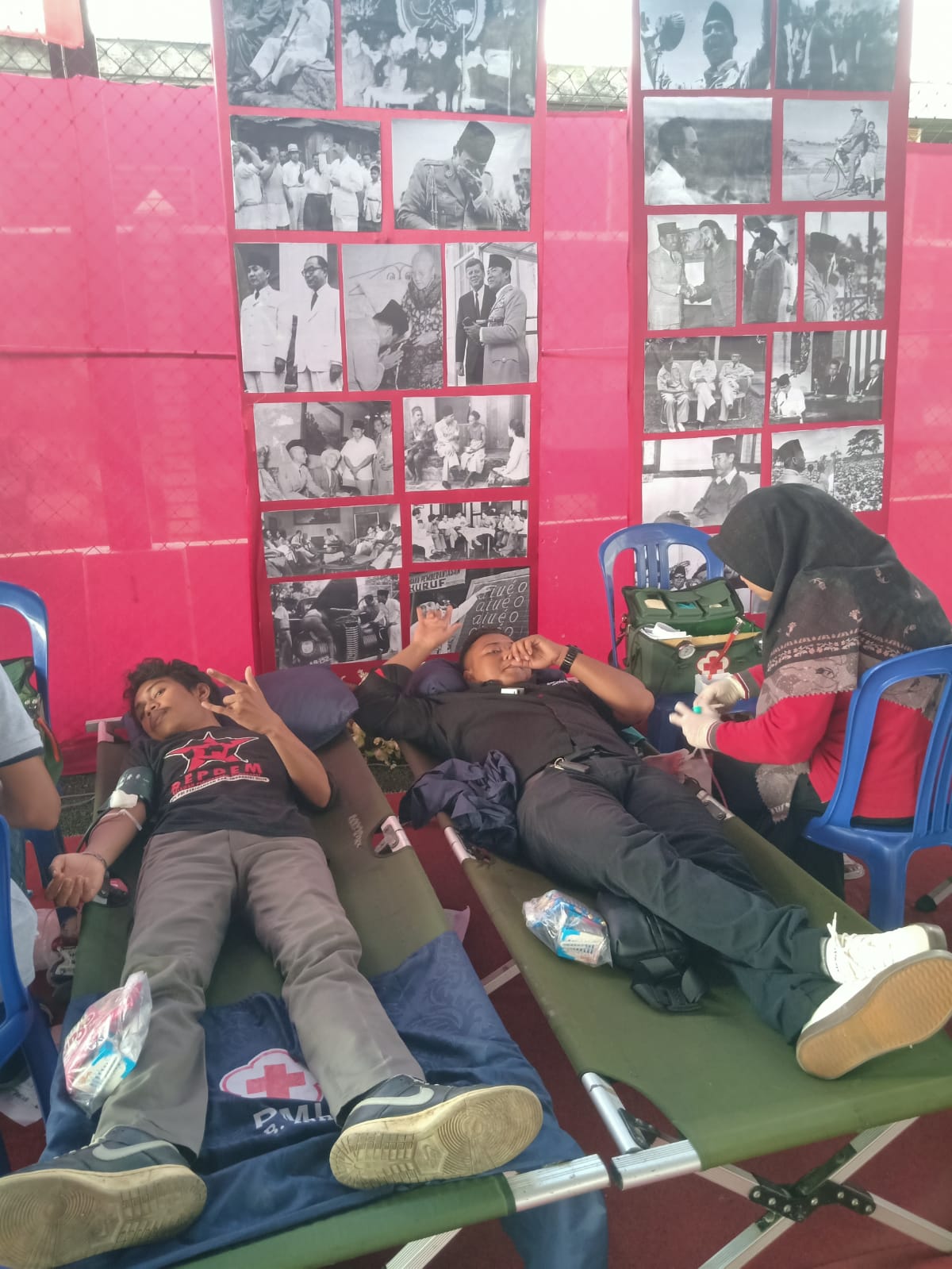 Peringati Bulan Bung Karno, DPC PDI Perjuangan Inhil Gelar Donor Darah