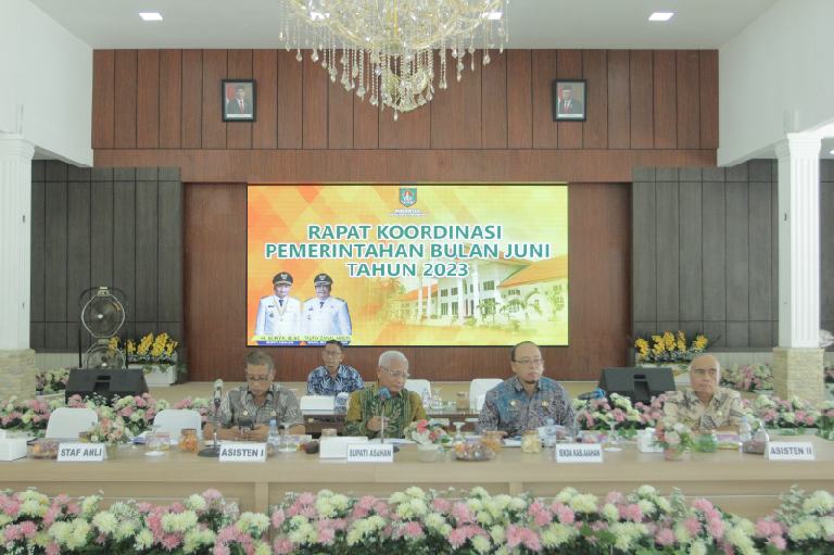 Bupati Asahan Buka Rakorpem Bulan Juni 2023