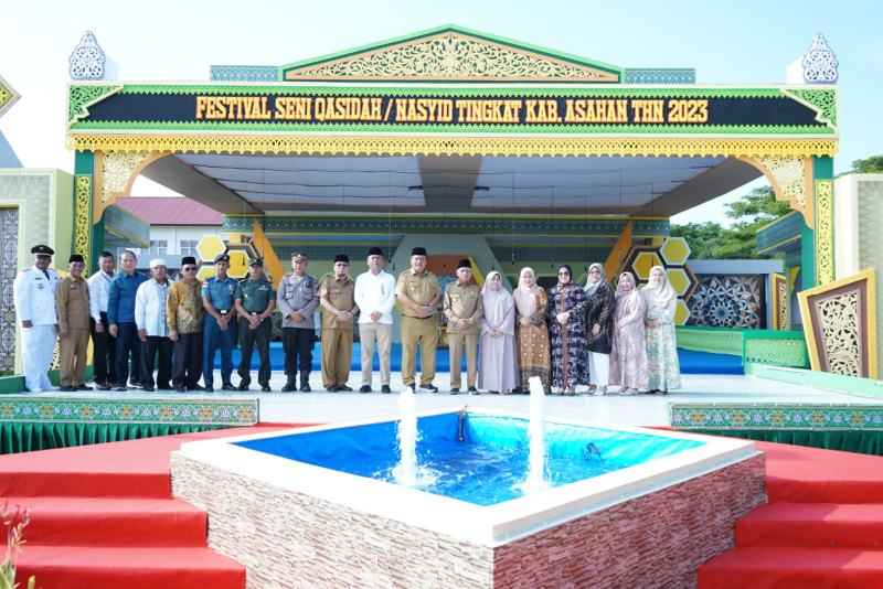 Bupati Asahan Buka Festival Qasidah/Nasyid Tingkat Kabupaten Asahan Tahun 2023