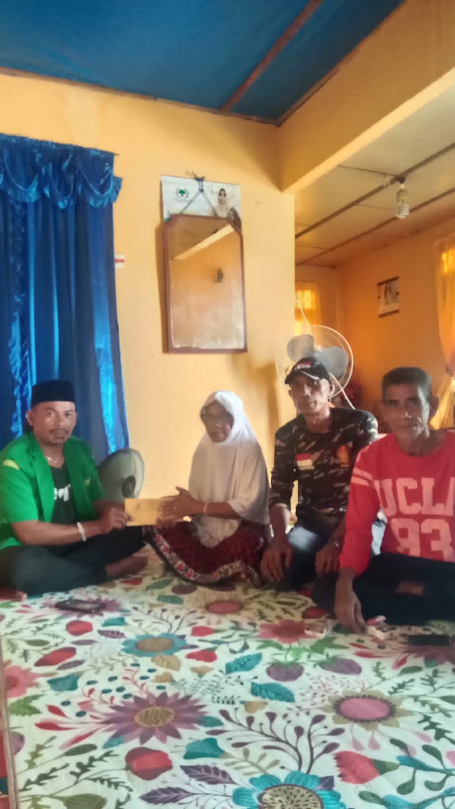 Bentuk Kepedulian Sesama, GP Ansor Banser PAC Kundur Serahkan Bantuan Ke Penderita Kanker