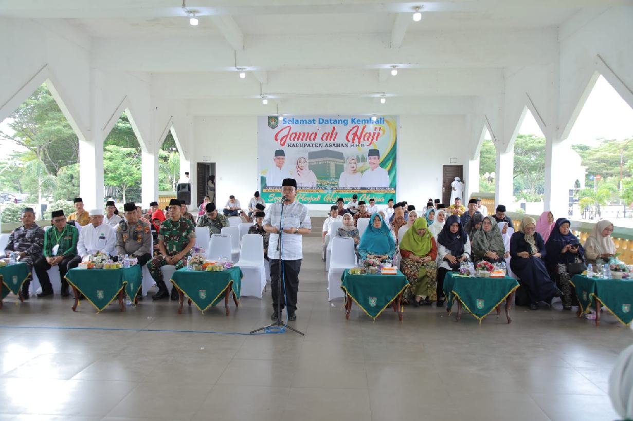 Pemerintah Kabupaten Asahan Sambut Jamaah Haji Kabupaten Asahan Kloter 3
