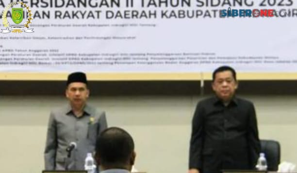 DPRD Inhil Gelar Rapat Paripurna ke-6 Masa Persidangan II Tahun 2023