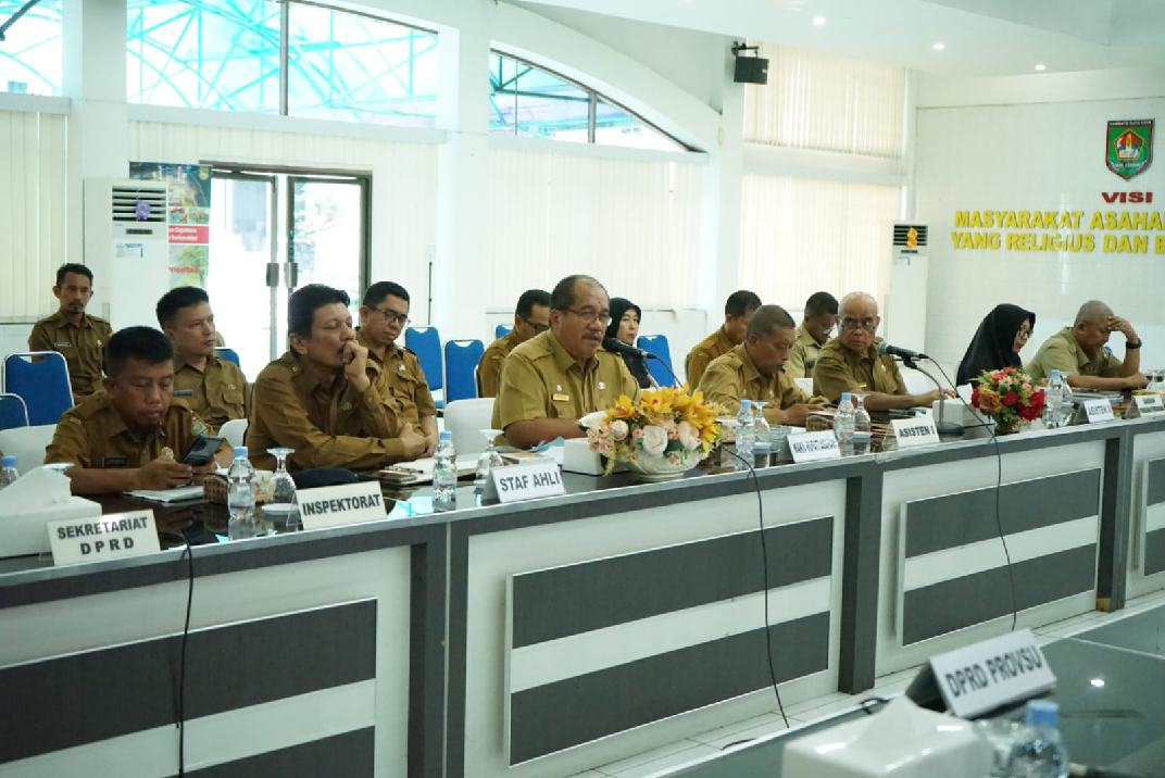 Wakil Bupati Asahan Terima Kunjungan Kerja DPRD Provsu ke Kabupaten Asahan