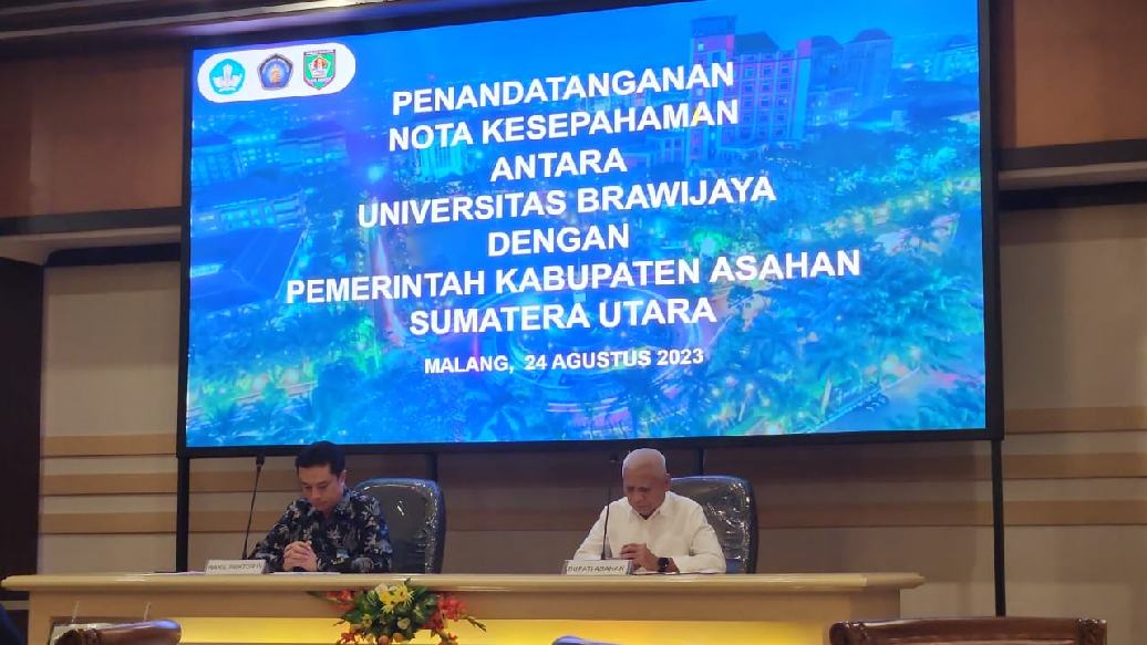 Bupati Asahan Tandatangani MoU dengan Universitas Brawijaya Malang