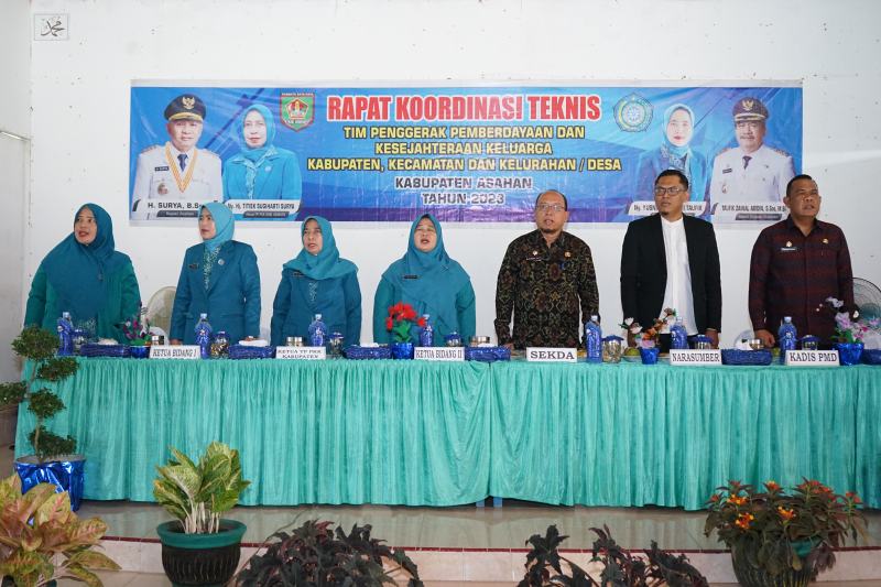 Bupati Buka Rakornis TP PKK Kabupaten Asahan