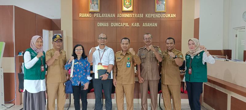 Kabag Organisasi Setdakab Asahan Dampingi Perwakilan Ombudsman Provinsi Sumatera Utara Kunjungi Pelayanan Publik