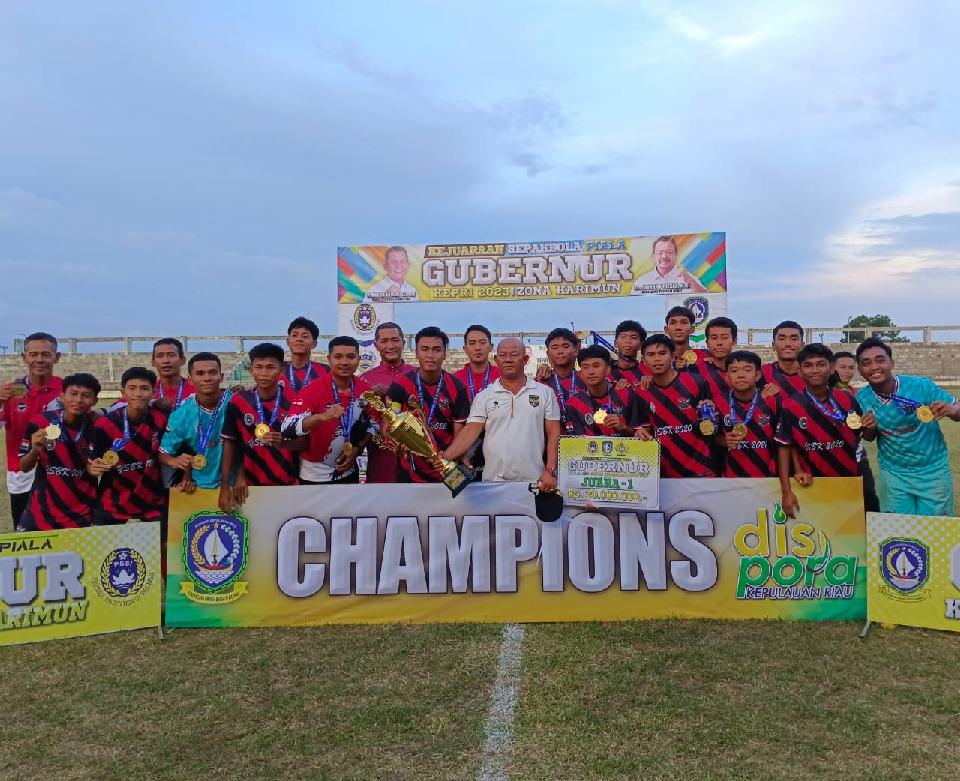 Tim U20 YSBK 2020 Berhasil Rebut Piala Gubernur Kepri Zona Karimun 2023