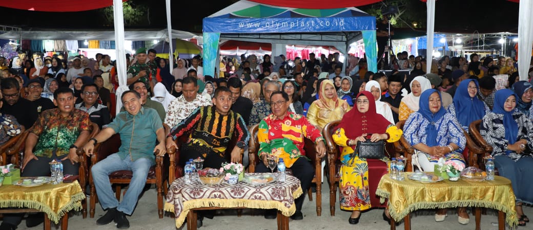 Dipadati Pengunjung, Malam Puncak Ragam Budaya Nusantara Ditaja Kodim 0314/Inhil Tampilkan Artis Jebolan Lida