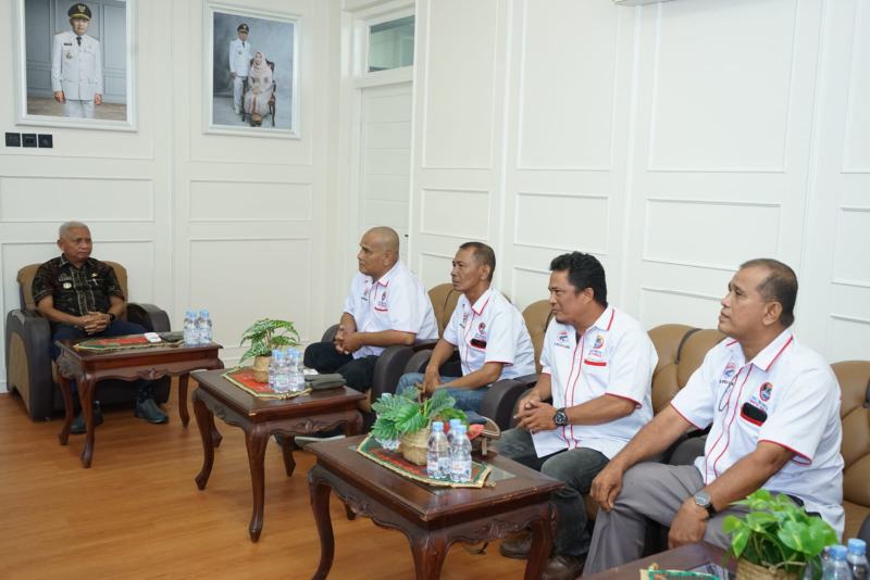 Bupati Asahan Terima Audiensi Dewan Pimpinan Daerah Wartawan Online Indonesia (DPD IWOI) Kabupaten Asahan