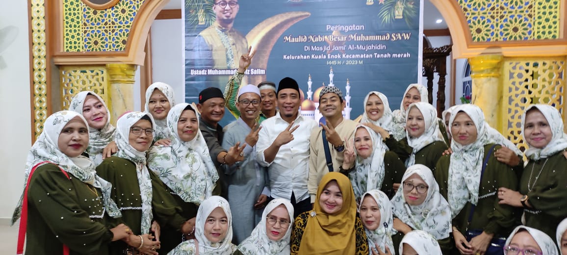 Pecah, Peringatan Maulid Nabi di Mesjid Al-Mujahidin Kampoeng Baru Datangkan Yadi Sembako dan 2 Ustad Jakarta 