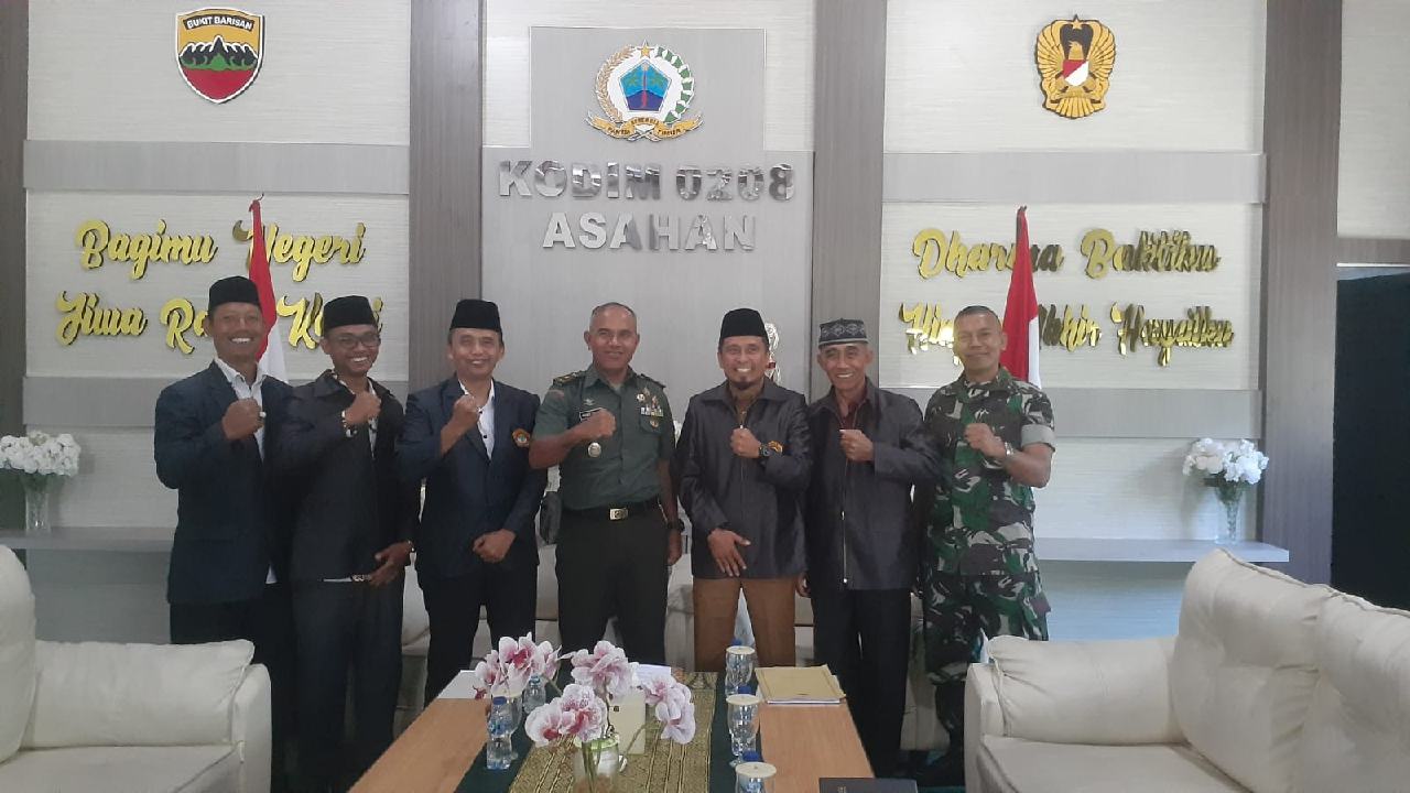 Jalin Silaturahmi, DPD LDII Kabupaten Asahan Lakukan Audiensi ke Makodim 0208/AS