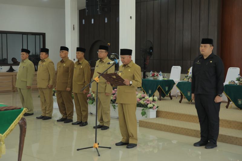 Bupati Asahan Lantik Jabatan Tinggi Pratama, Administrator dan Pengawas di Lingkungan Pemerintah Kabupaten Asahan