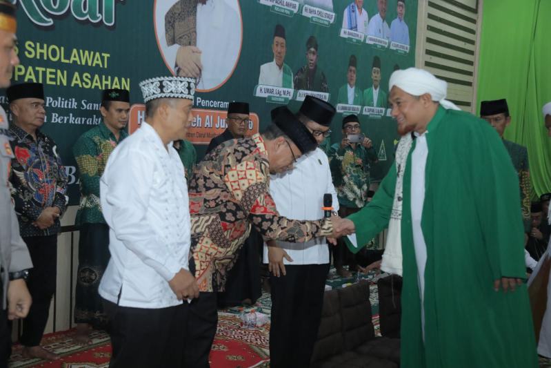 Bupati Asahan Hadir Tabligh Akbar PC NU Kabupaten Asahan